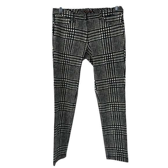 J. McLaughlin Houndstooth Slim Straight Ankle Pants Size 4 - Picture 1 of 8